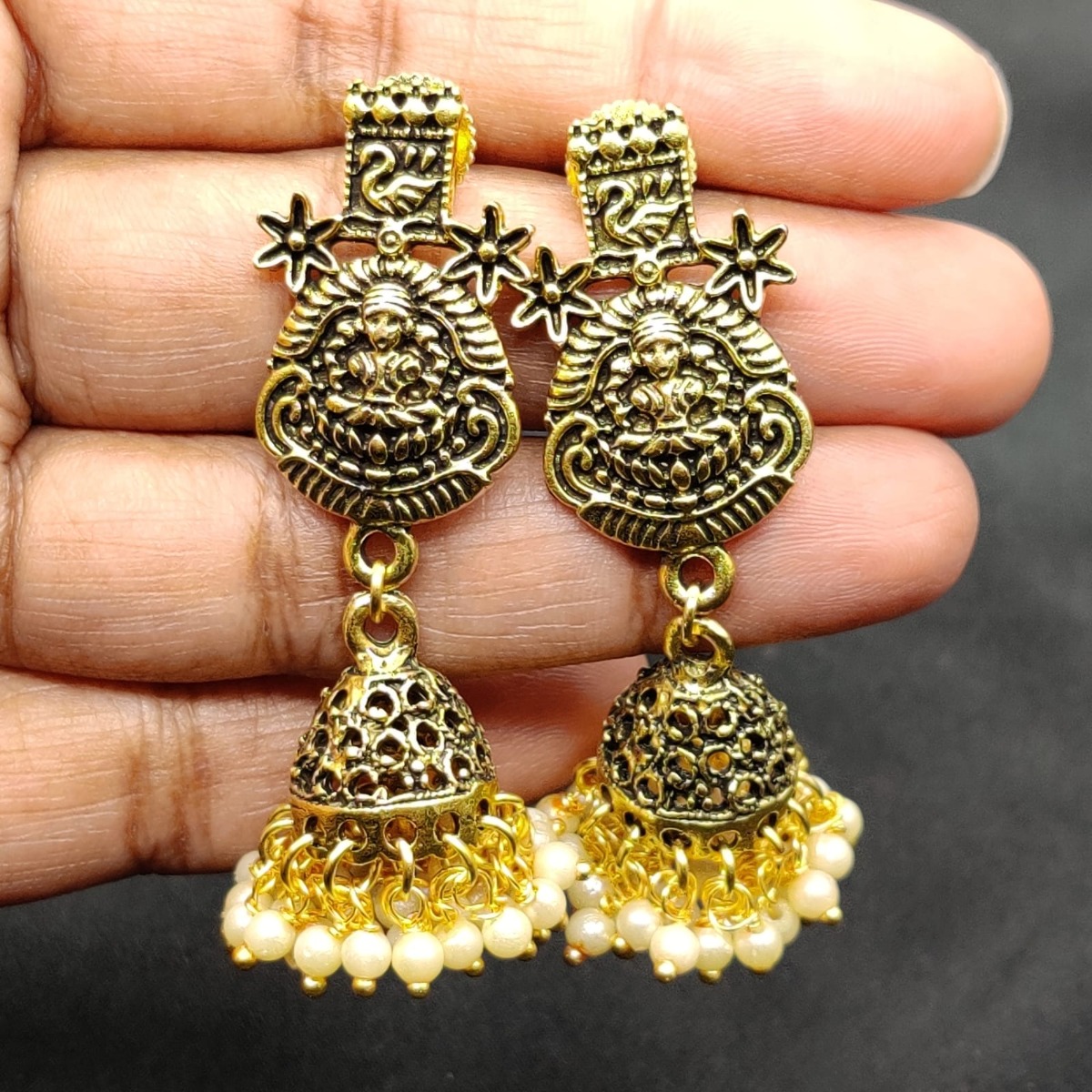 Buy Combo Pack Gold Plated Beautiful Oxidised Jhumka Jhumki Stylish Fancy  Ethnic Navarati Special Designer Traditional Earrings Set For Women And  Girls (Set Of 10) Online In India At Discounted Prices