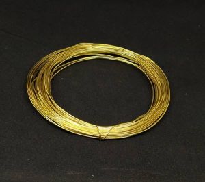 Wire wrapping wire, 20 gauge, Gold, Pack of 45 to 50gms