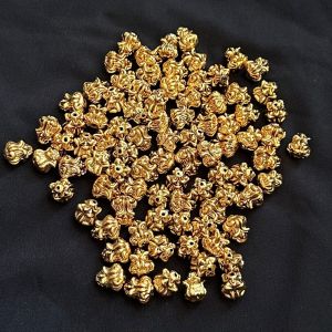 Antique Gold Beads, 12x10mm, Sold By 1 Pcs