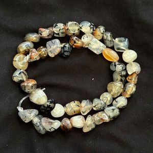 Agate Nuggets, 8-10mm Approx, Dragon Eye