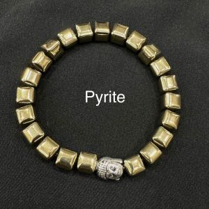 Gemstone Chip Bracelet, Pyrite