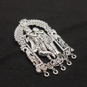 Antique Silver Metal (Radha Krishna) Pendant