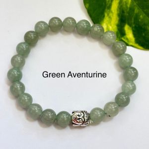 Gemstone Bracelet, Green Aventurine