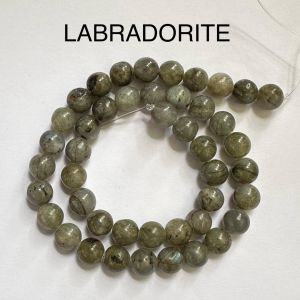 Natural Gemstone Beads, 8mm, Labradorite