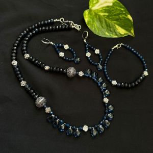 Monolisa Beads With Agate Beads With Bracelet