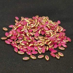 CBCOLLECTIONS Round Shape Crystal Red Stone Kundans - Round Shape Crystal Red  Stone Kundans . shop for CBCOLLECTIONS products in India.