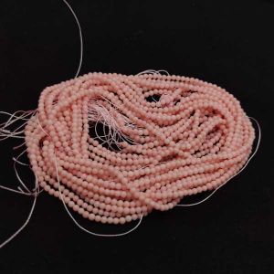 Taiwan Coral Beads, 2mm Round, Pink