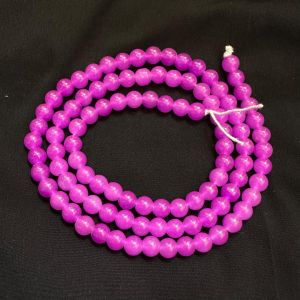 8mm, Glass Beads, Round, Purple