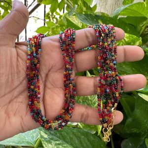 Multicolor Hydro Beads Necklace