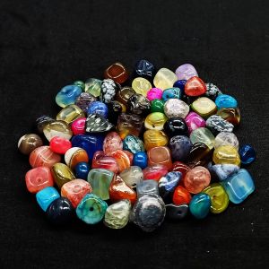 Agate Nuggets, Multicolor pack of 100gms