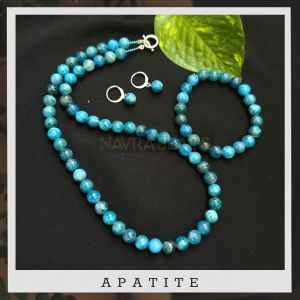 Gemstone Necklace With Bracelet,Apatite