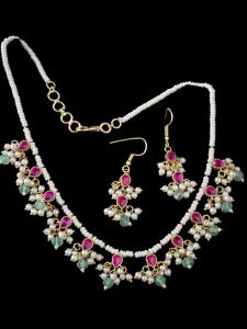 Jadau Necklace with earrings 