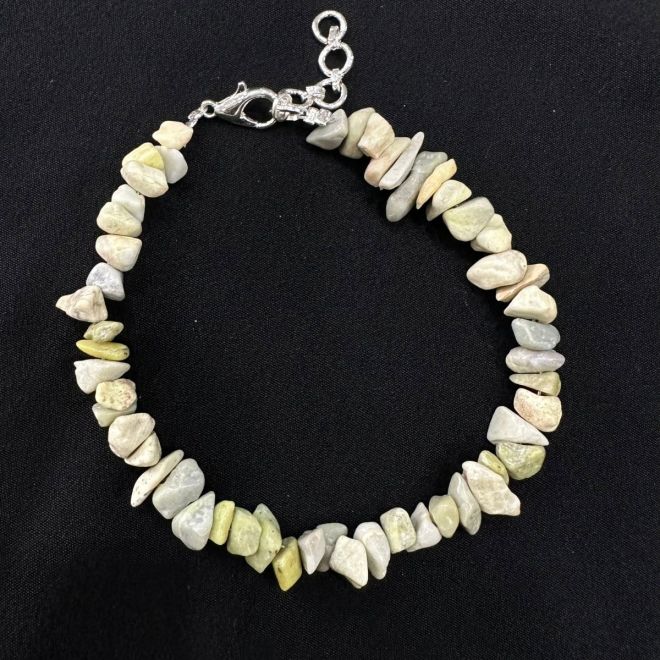Buy Serpentine Bracelet Enlightened Wisdom Dark Green Nature Stones Online  in India - Etsy