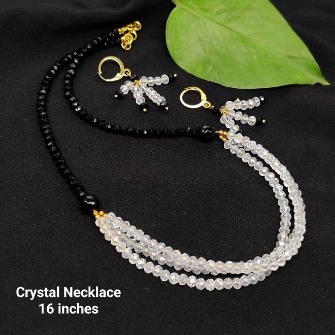 Extra Large Crystal Necklace - Made in USA | NUANCE