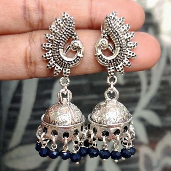 german silver jhumkas wholesale