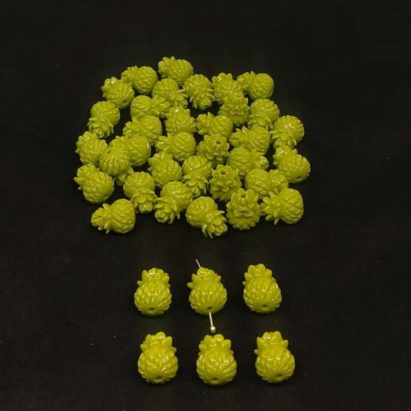 Synthetic 2024 coral beads