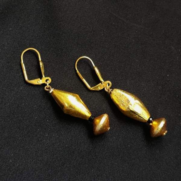 dholki bead earrings