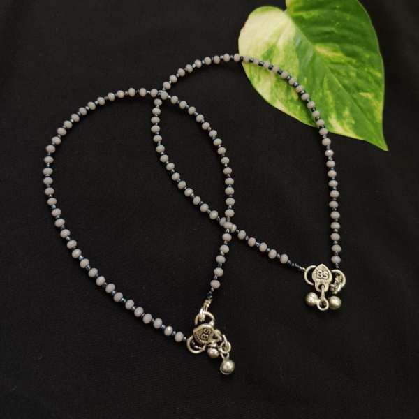 Antique anklets sale in silver