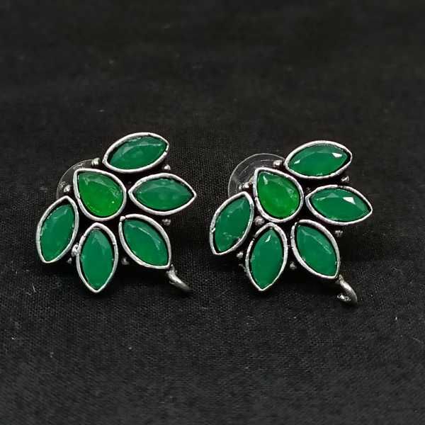 Luxe Green Doublet Earrings