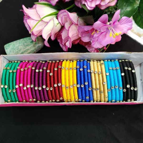 Thin on sale thread bangles