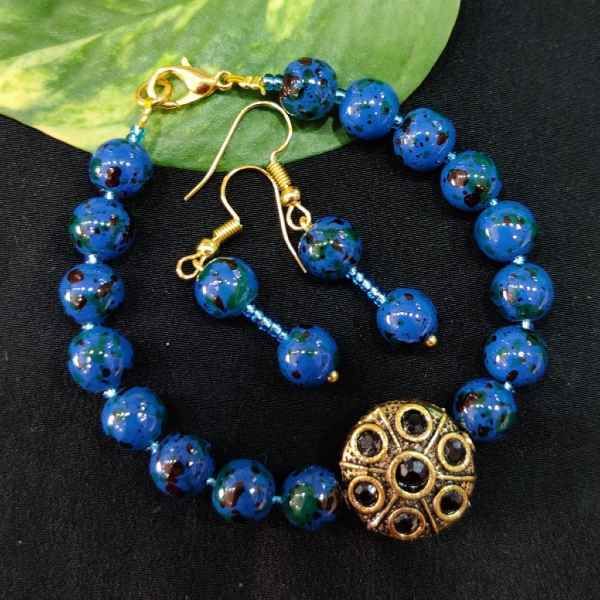 Buy Glass Beads Bracelet Online In India  Etsy India