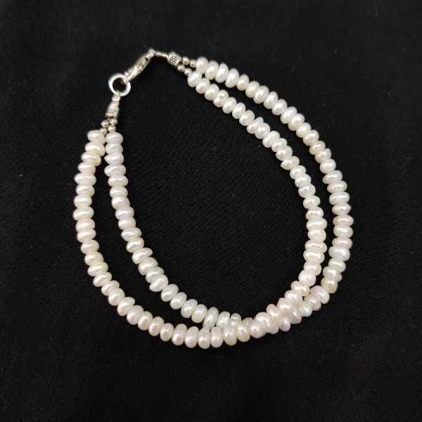 9.5-10.5 mm White Freshwater AA+ Pearl Bracelet – Pearl Paradise