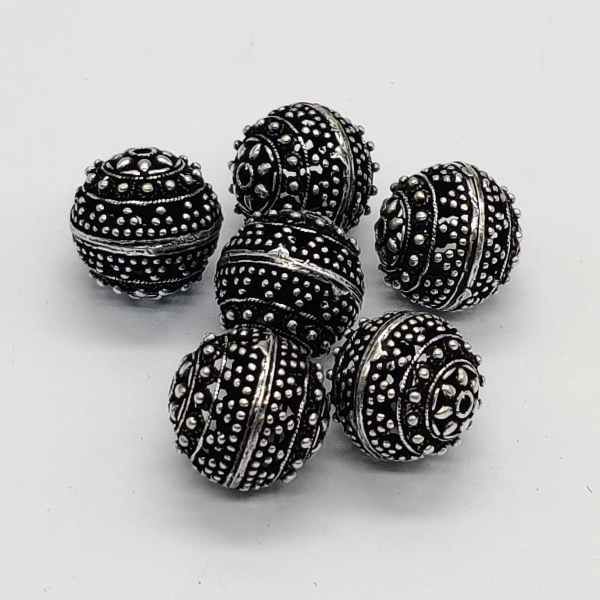 sterling silver bali beads