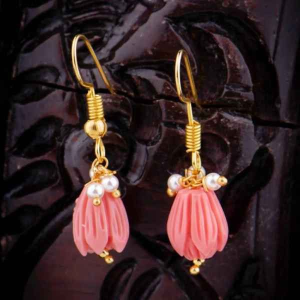Pink Coral Pearl and Diamond Earrings  Your Most Trusted Brand for Fine  Jewelry  Custom Design in Yardley PA