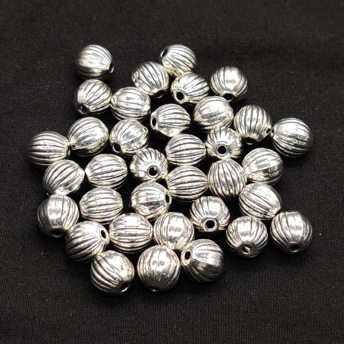 Cross Metal Beads Antique Silver, Pack of 10/20 Beads, 8mm Cross Beads,  Jewelry Making Supplies G1648 
