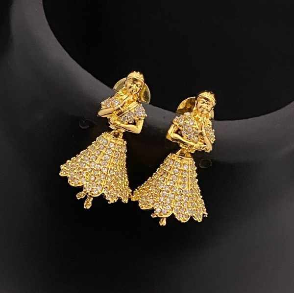 2 Grams Gold earrings New design Model from GRT jewellers green and red  stone earrings | Gold earrings models, Red stone earrings, Simple gold  earrings