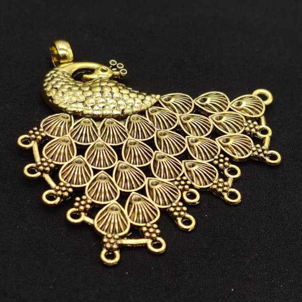 Peacock locket store gold